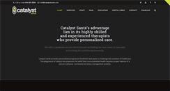 Desktop Screenshot of catalystsante.com