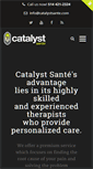 Mobile Screenshot of catalystsante.com